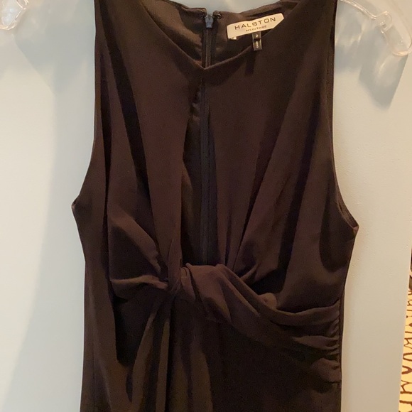 Halston Heritage long Black dress size 2 - Picture 5 of 5